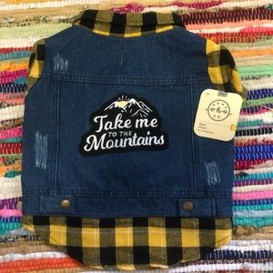 Take me to the mountains dog vest